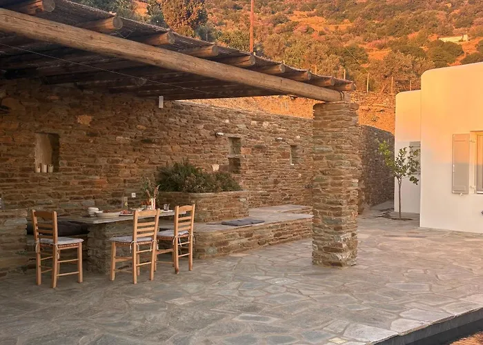 Avra, A Serene Cycladic With Private Pool Overlooking The Aegean Sea 公寓 *