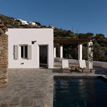 Apartamento Avra, A Serene Cycladic With Private Pool Overlooking The Aegean Sea Batsi